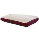 (image for) IBT Dog Bed Plush Pillow Red Small 92cm x 72cm