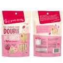 (image for) Yours Droolly Double Delights 150g Chicken Milk Strawberry