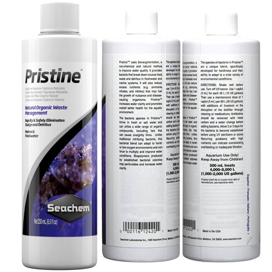 (image for) Seachem Pristine 250ml - Click Image to Close