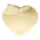 (image for) MYF Tag Basic Heart Gold Large