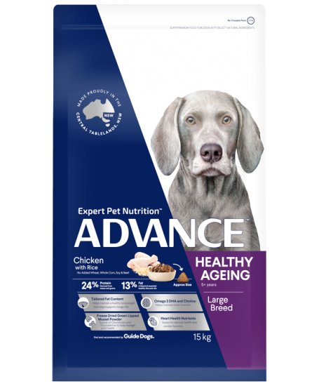 (image for) Advance Dog Adult Large Breed Ageing Chicken 15kg - Click Image to Close