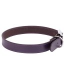(image for) Beaupets Collar Leather Deluxe Sewn 35Cm Purple