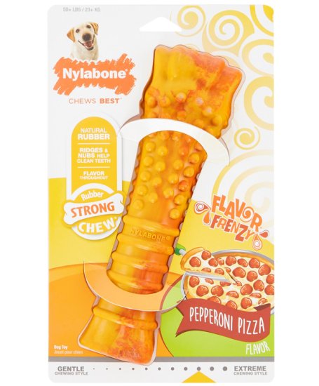 (image for) Nylabone Strongchew Pizza Bone 23+kg - Click Image to Close