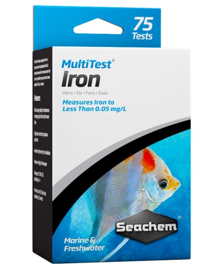 (image for) Seachem MultiTest Iron 75 tests - Click Image to Close