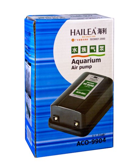 (image for) Hailea Air Pump ACO-9904 5.5/min Twin Outlet - Click Image to Close