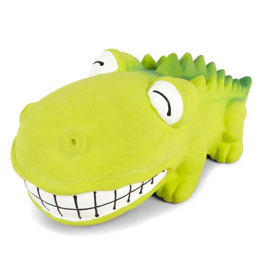 (image for) Kazoo Latex Toy Small Smiling Croc - Click Image to Close