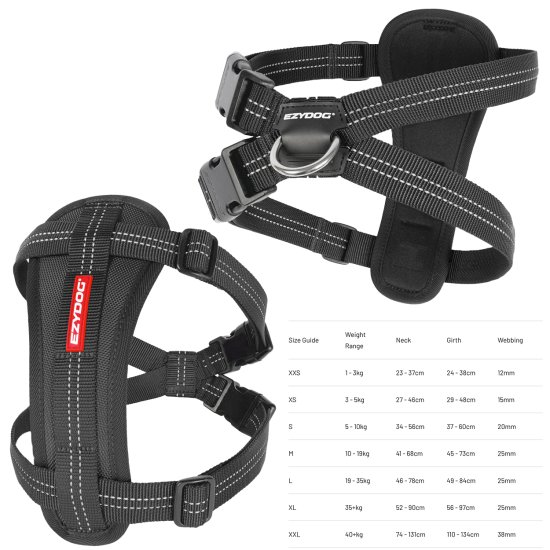 (image for) Ezydog Essential Harness CP L Black - Click Image to Close