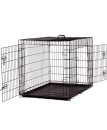 Bonofido Collapsible Crate Black 48 inch Plastic Tray 120Wx75Dx83Hcm