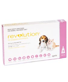 (image for) Revolution Cat & Dog 0-2.5Kg Pink 3Pk