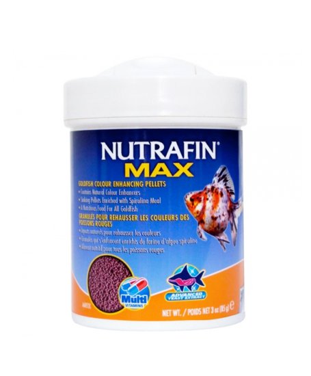(image for) Nutrafin Max Goldfish Colour Pellets 85gm - Click Image to Close