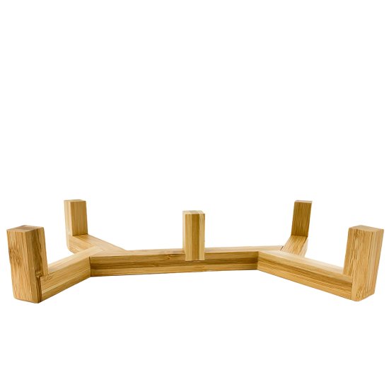 (image for) Barkley+Bella Bowl Double Support Stand Zen 850ml - Click Image to Close