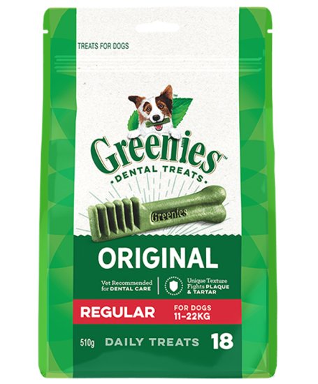 (image for) Greenies Dog Regular Original 510g 18Pack - Click Image to Close