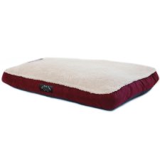 (image for) IBT Dog Bed Plush Pillow Red Small 92cm x 72cm
