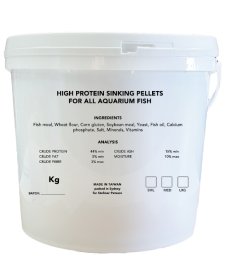 (image for) STF Hi Protein Sinking Fish Pellets 1.5kg Size Medium