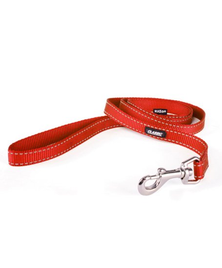 (image for) Kazoo Classic Nylon Lead Red 1800X25Mm - Click Image to Close