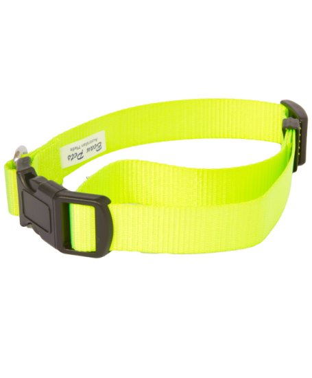(image for) Beaupets Collar Polyware Adjustable 40-60Cm Fluro Green - Click Image to Close