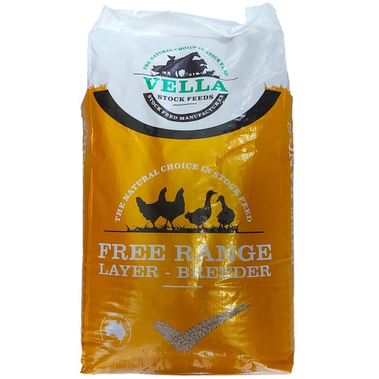 (image for) Vella Poultry Free Range Layer Pellets 20kg - Click Image to Close