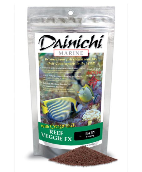 (image for) Dainichi Marine Reef Veggie FX Small Pellet 250g 3mm - Click Image to Close