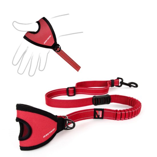 (image for) Ezydog Leash Handy 48 Red 90-120cm - Click Image to Close