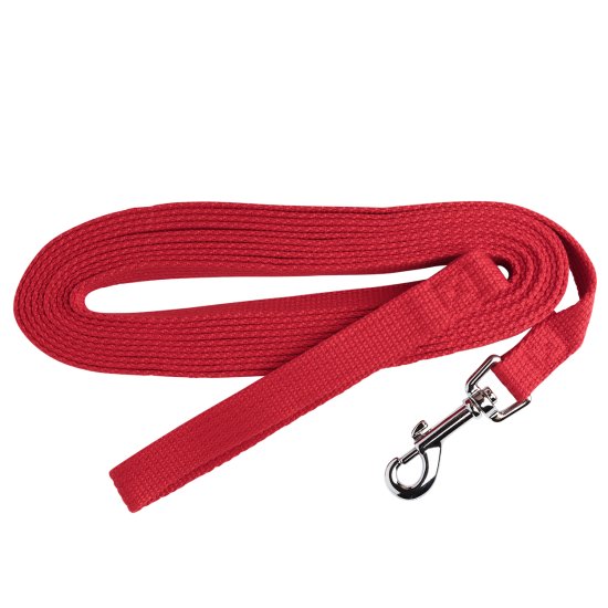 (image for) Beaupets Training Lead 20mm x 5 Metre Red - Click Image to Close