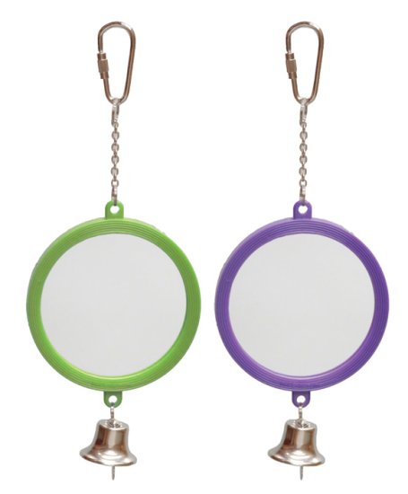 (image for) Kazoo Round Mirror With Bell Large - Click Image to Close