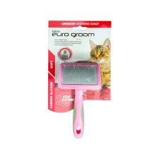 (image for) Euro Groom Slicker Brush Curved Soft Pin