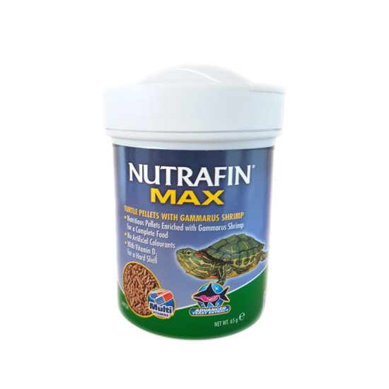 (image for) Nutrafin Max Turtle Pellets with Gammarus Shrimp 65gm - Click Image to Close