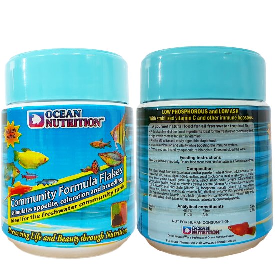 (image for) Ocean Nutrition FreshWater Community Flakes 34g - Click Image to Close
