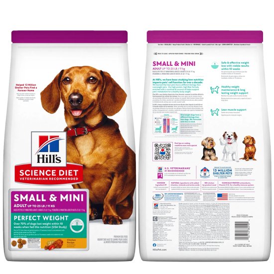 (image for) Hills SD Canine Adult Perfect Weight Small Mini 1.81kg - Click Image to Close