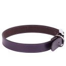 (image for) Beaupets Collar Leather Deluxe Sewn 60Cm Purple