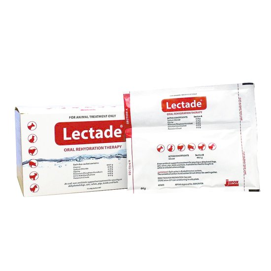 (image for) Jurox Lectade Oral Rehydration Duo-Sachet Each - Click Image to Close