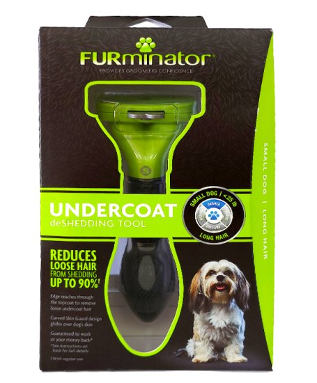 (image for) Furminator Box Deshedding Tool Dogs Small Long Hair - Click Image to Close