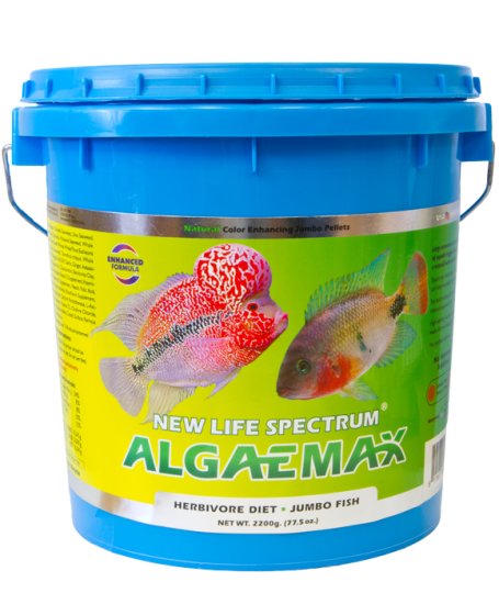 (image for) New Life Spectrum AlgaeMax Jumbo Sinking (7mm-7.5mm) 2200g - Click Image to Close