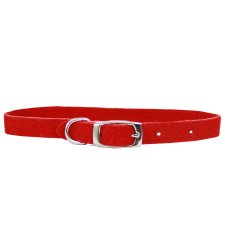(image for) Beaupets Puppy Suede Collar 30cm Red