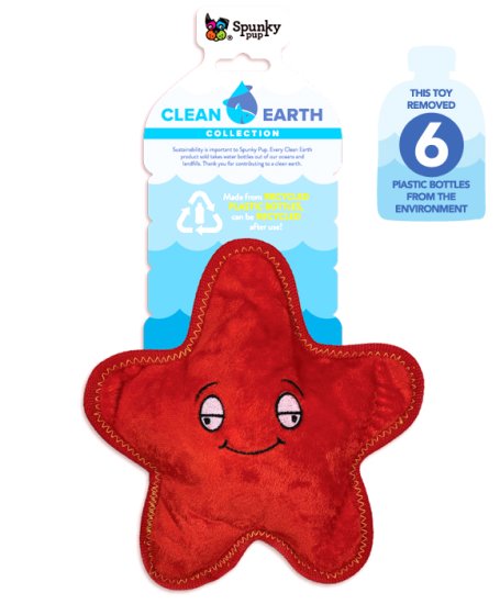 (image for) Spunky Pup Clean Earth Collection Starfish Large - Click Image to Close