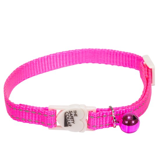 (image for) Beaupets Cat Collar Adjustable Reflective Pink - Click Image to Close