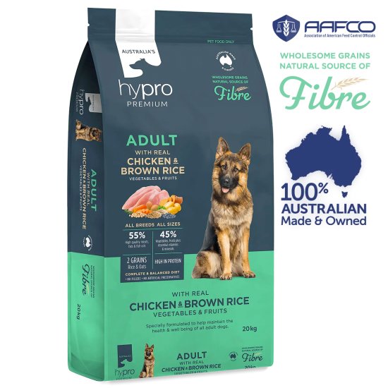 (image for) Hypro Premium Dog Adult Chicken Rice 20kg - Click Image to Close