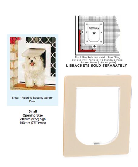 (image for) Petway Security Pet Door Small Primrose - Click Image to Close