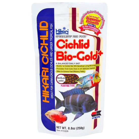 (image for) Hikari Cichlid Bio-Gold Plus Medium 250g - Click Image to Close