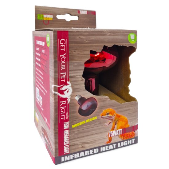 (image for) GYPR Red Heat Lamp 75W - Click Image to Close