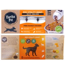 (image for) EarthzPet Dog Gravy 5Pack 5x35ml Chicken