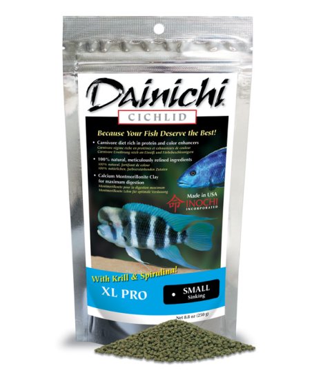 (image for) Dainichi Cichlid XL PRO Floating Medium Pellet 250g 5mm - Click Image to Close