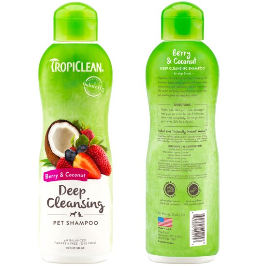(image for) Tropiclean Shampoo 355ml Berry Coconut - Click Image to Close