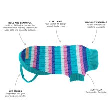 (image for) Huskimo Jumper Knit Cyan Crush 52.5cm