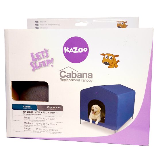 (image for) Kazoo Kennel Cabana Cover Cobalt Medium - Click Image to Close