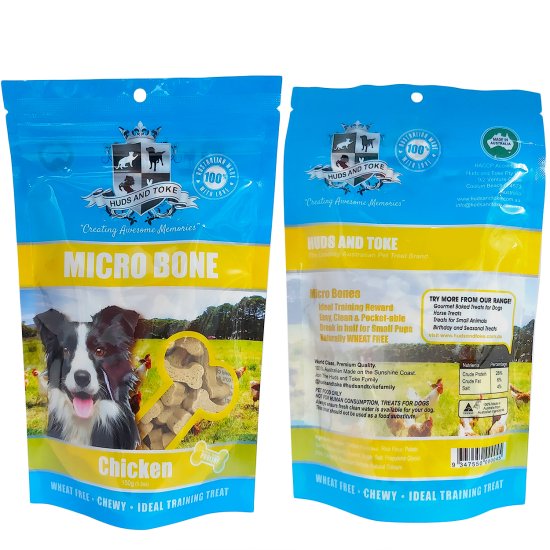 (image for) Huds Toke Micro Bones Semi Moist 150g Chicken - Click Image to Close