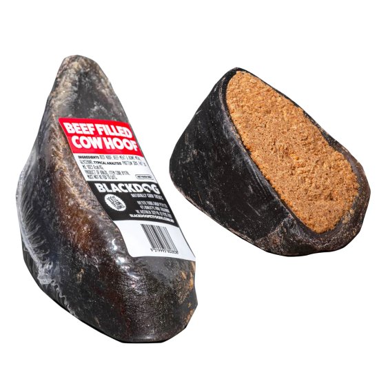 (image for) Blackdog Treats Cow Hoof w/Beef - Click Image to Close