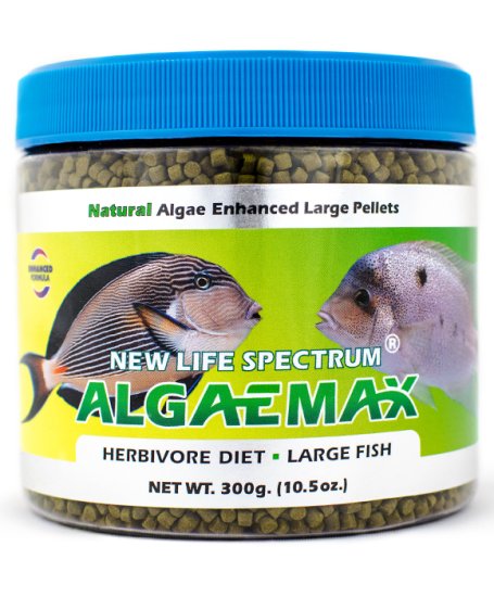 (image for) New Life Spectrum AlgaeMax Large SInking (3mm-3.5mm) 300g - Click Image to Close