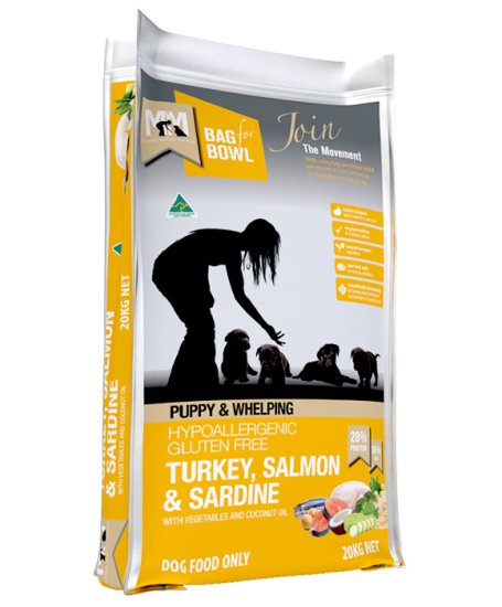 (image for) Meals For Mutts Dog Puppy Turkey Salmon 20Kg - Click Image to Close
