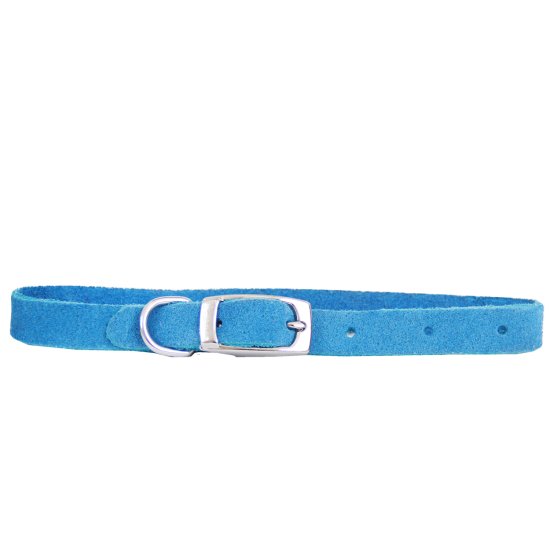 (image for) Beaupets Puppy Suede Collar 30cm Blue - Click Image to Close